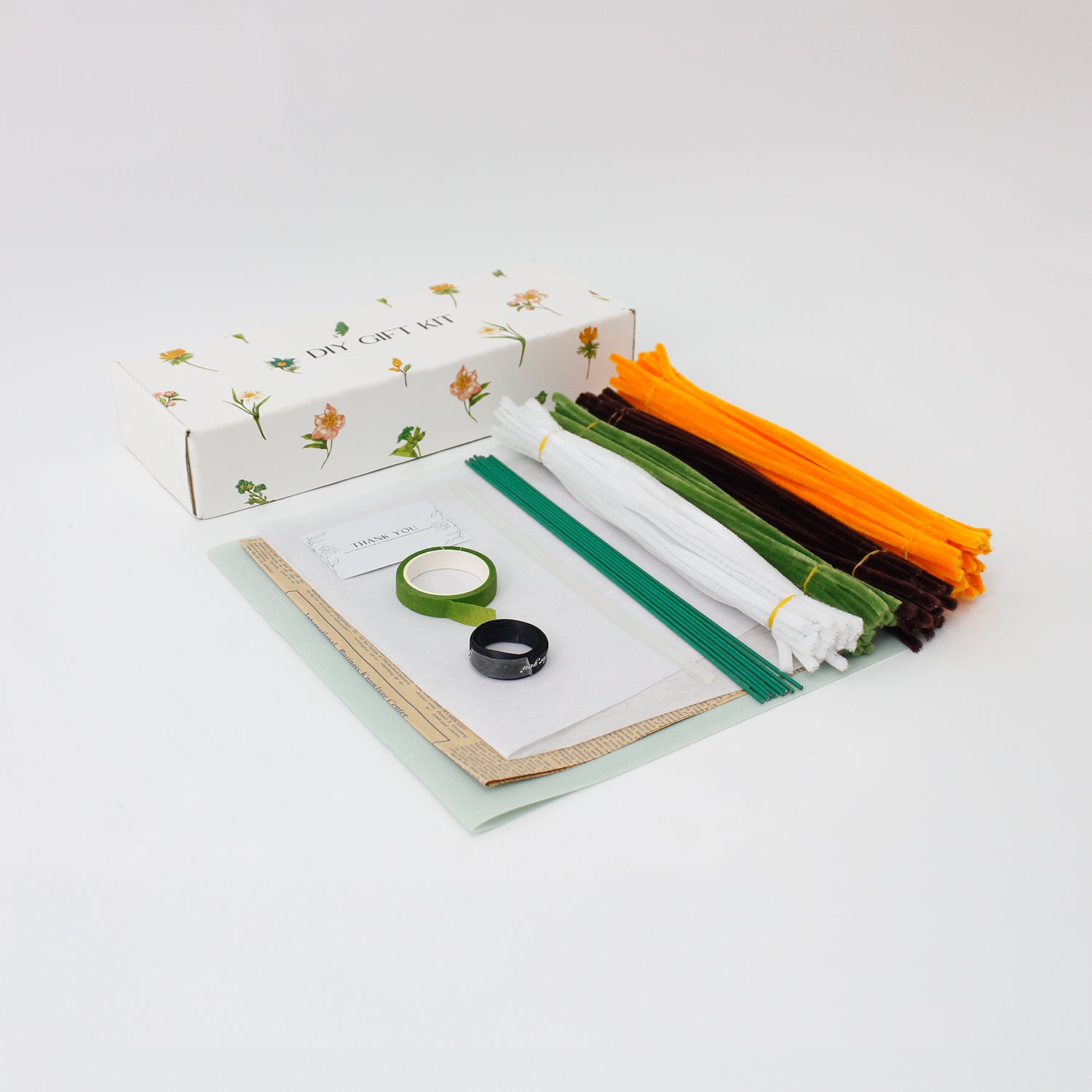 DIY Kit: Orange Sunflower