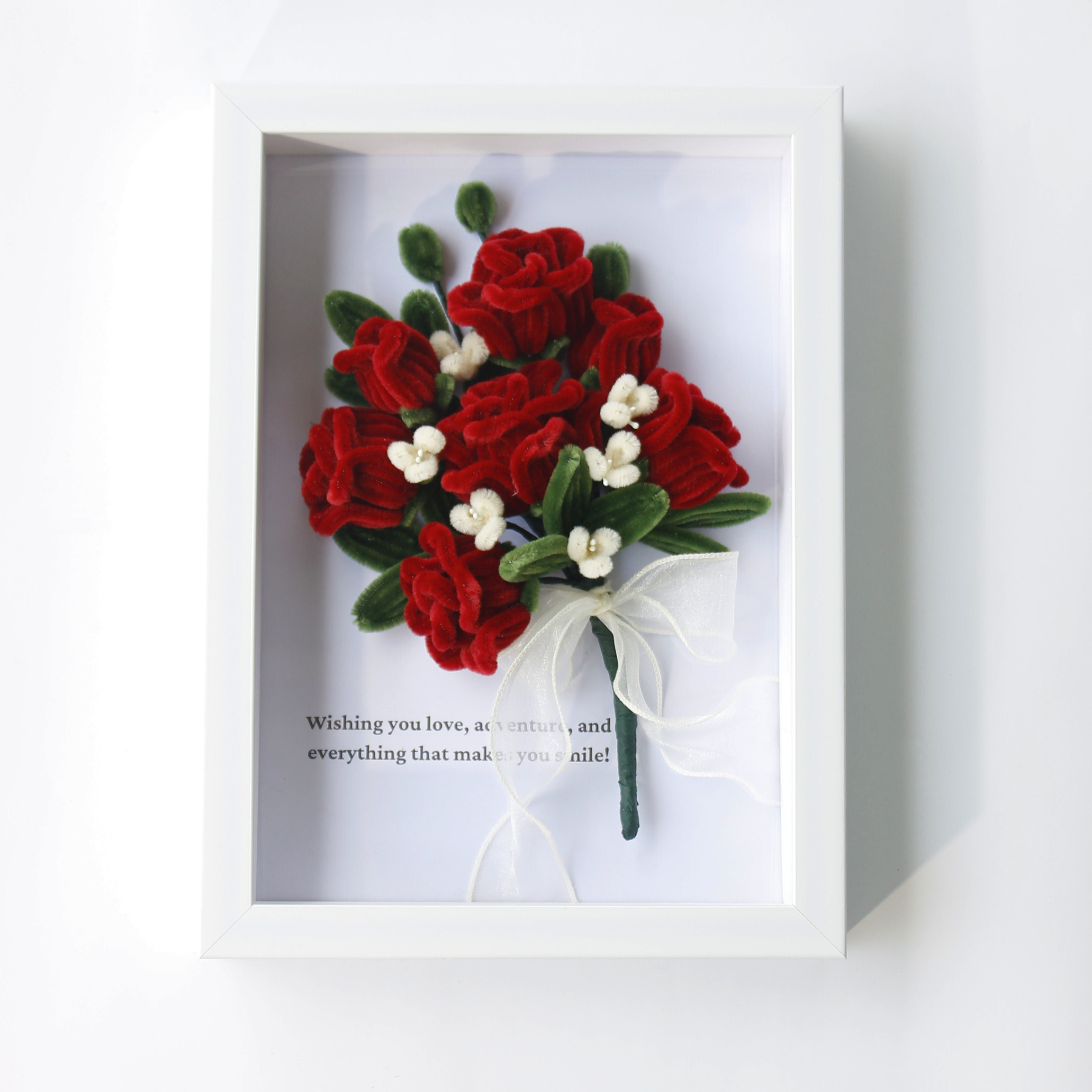 Romantic Roses Bouquet Frame