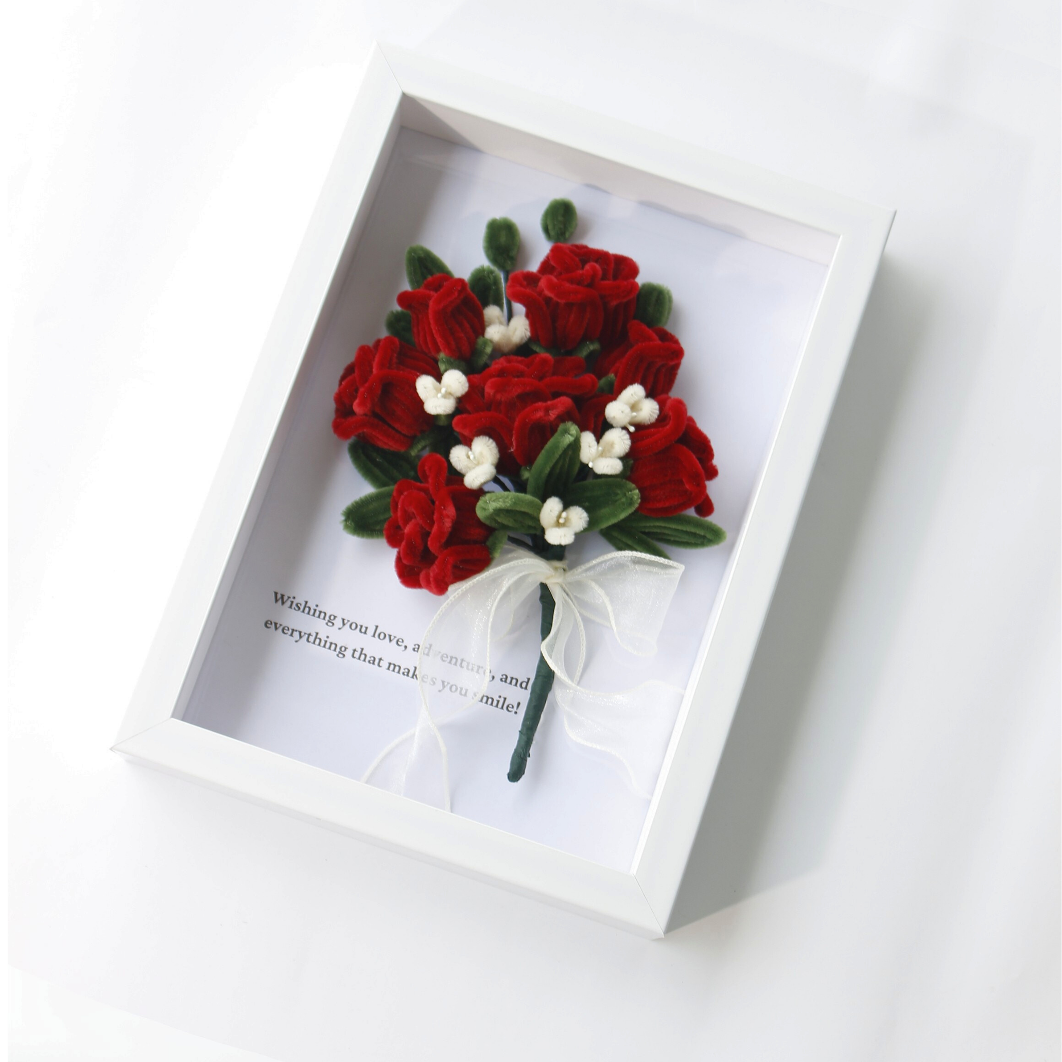 Romantic Roses Bouquet Frame