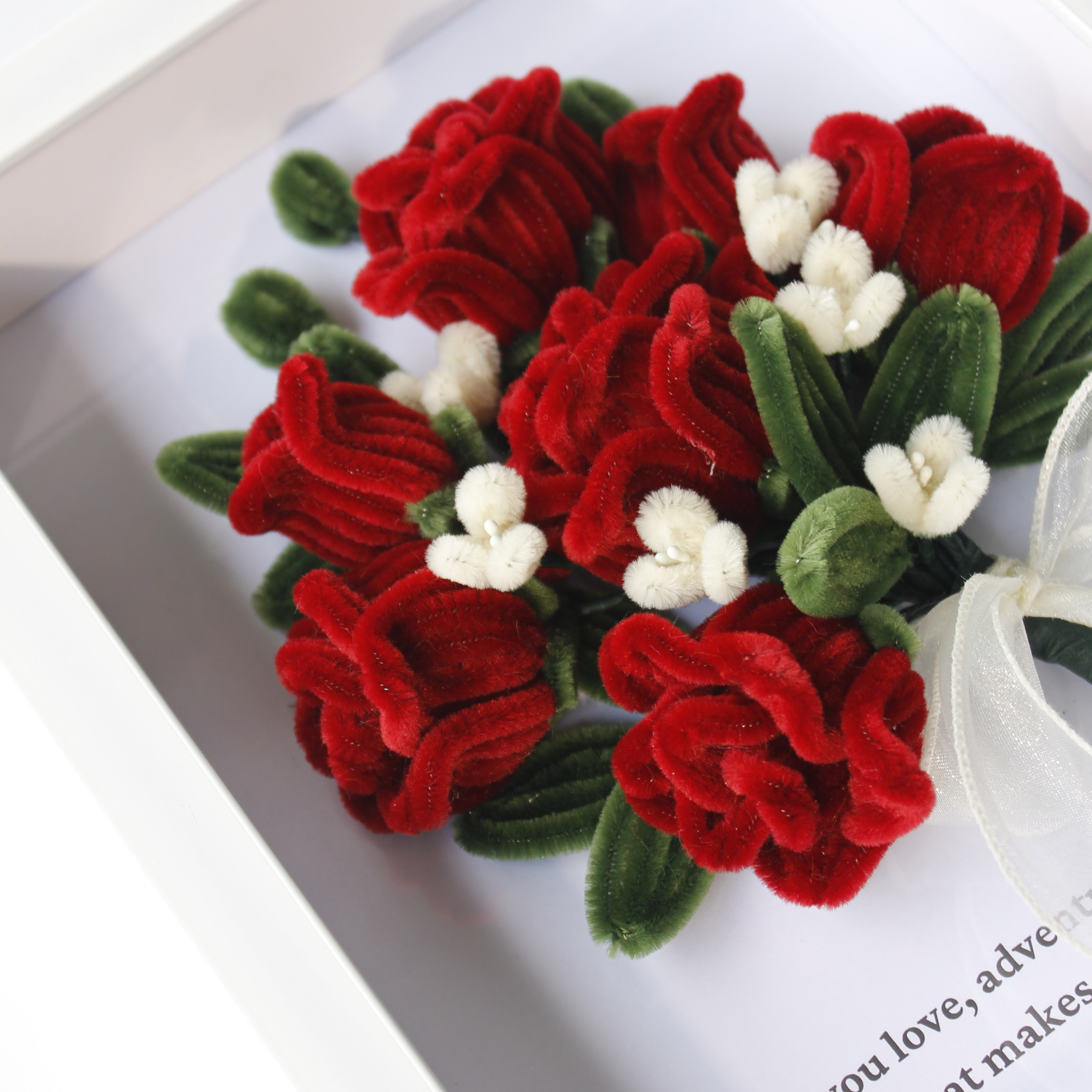 Romantic Roses Bouquet Frame