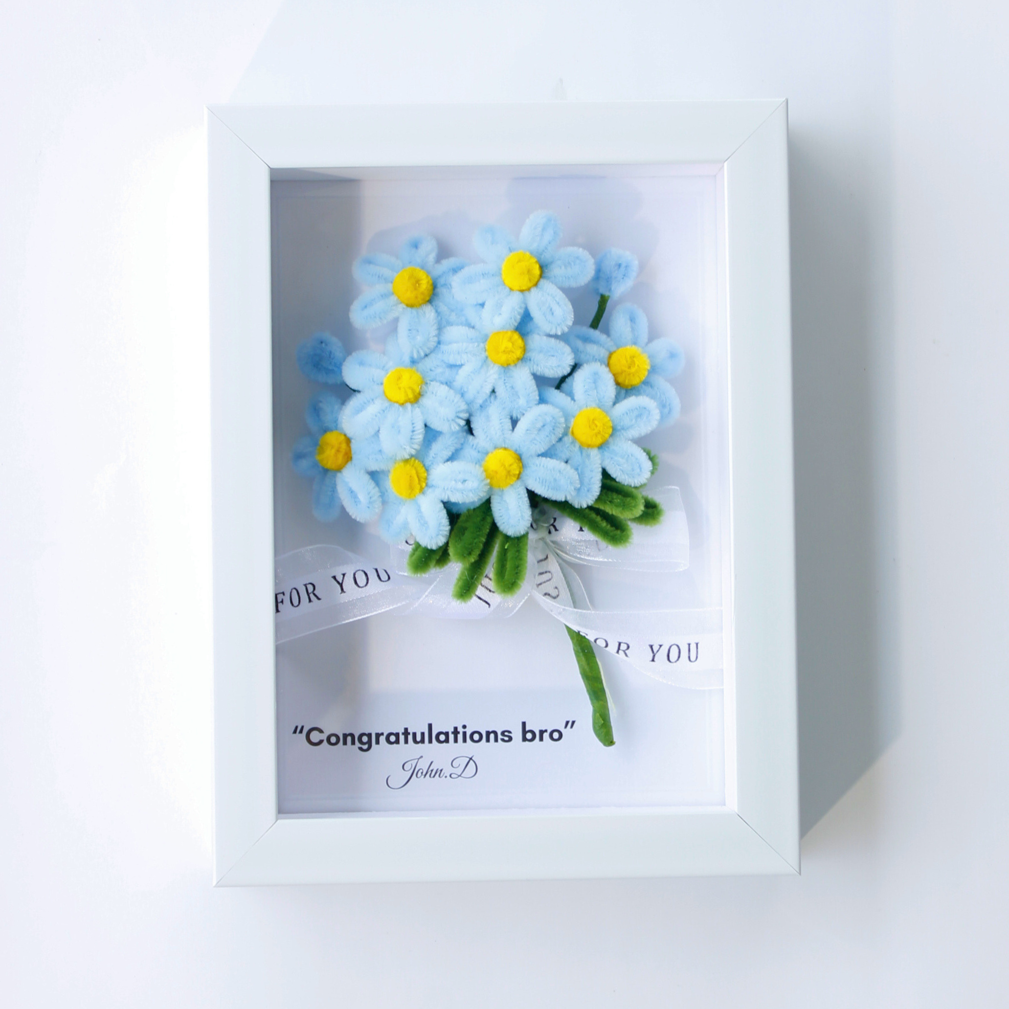 Blue Daisy Flower Frame