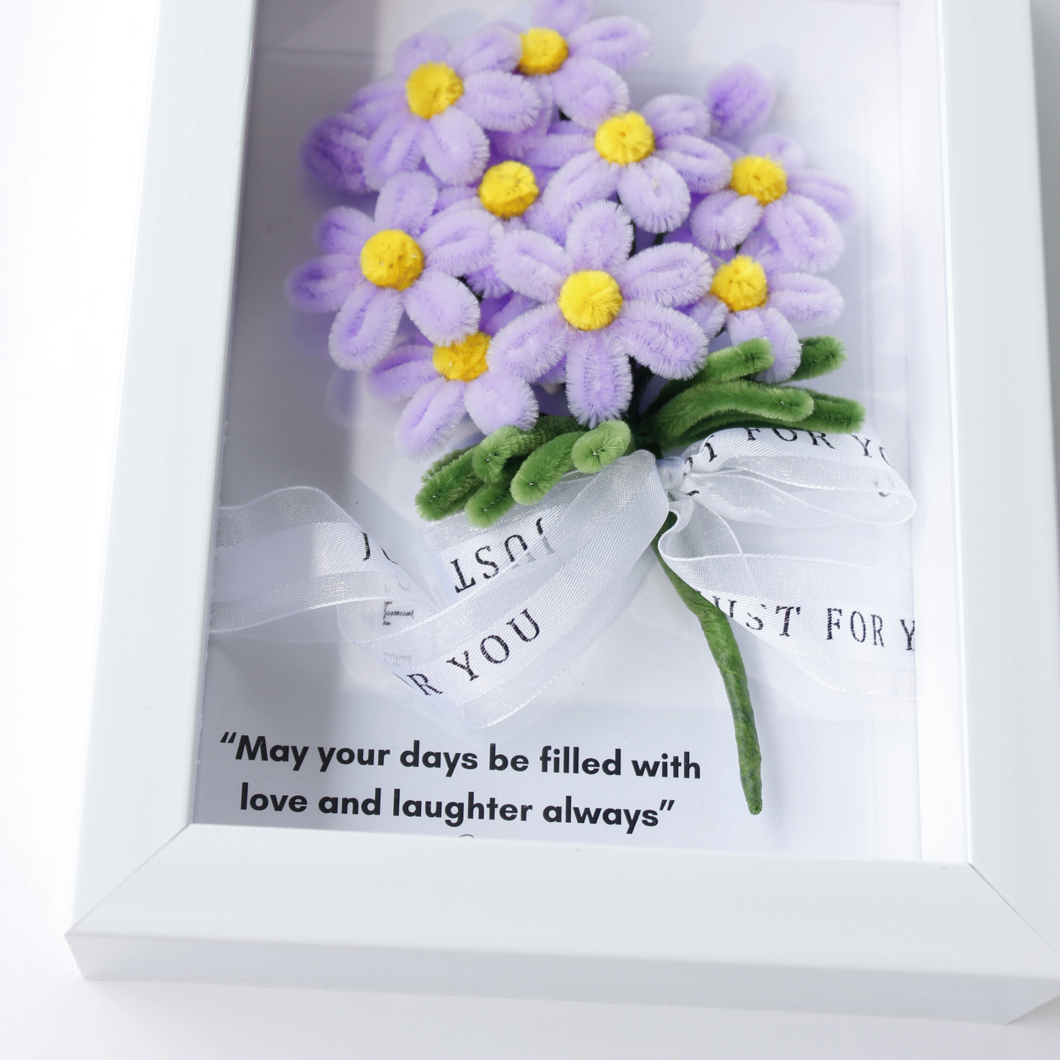 Purple Daisy Flower Frame