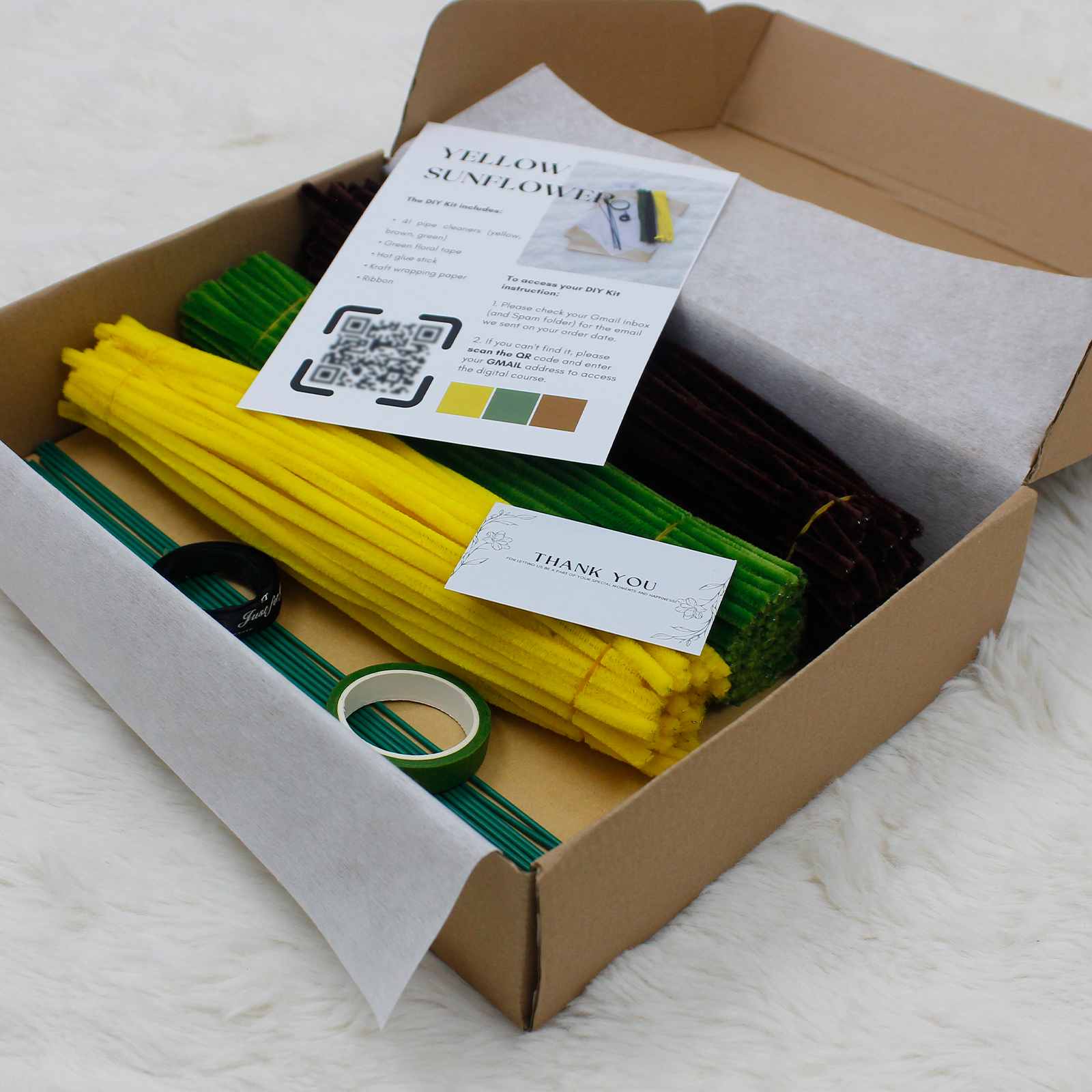 DIY Kit: Yellow Sunflower